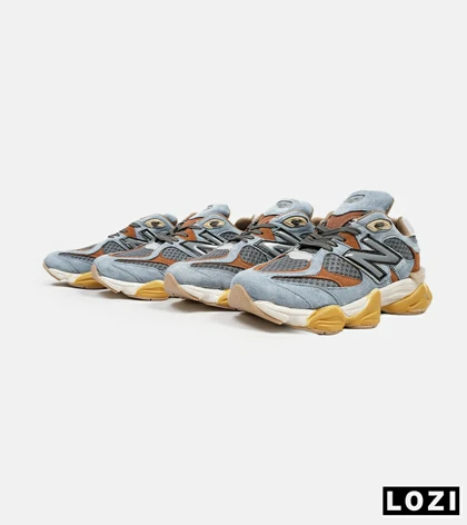 کفش کتانی مردانه و زنانه آبی زرد NEW BALANCE 9060 مدل 5239