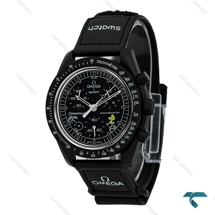 ساعت امگا سواچ ماموریت به ماه مشکی اسنوپی Omega-7641-U