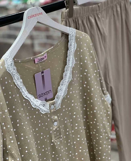 تیشرت و شلوار سایز بزرگ سکسن کد 13769