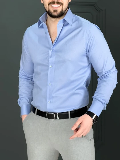 پیراهن 031414 AKOMOD آبی روشن