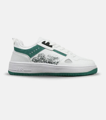 کفش کتانی مردانه سفید سبز NIKE AirForce Draw
