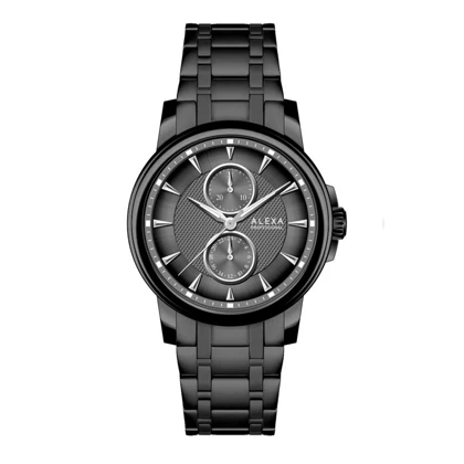 ساعت مردانه الکسا اورجینال 3030-C تمام مشکی مدل m-10542
