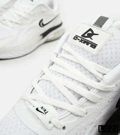 کفش کتانی مردانه سفید مشکی Nike air max pluse