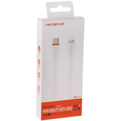 کابل تایپ سی به لایتنینگ هایکو استار HICOSTAR مدل HS-130c-L یک متر