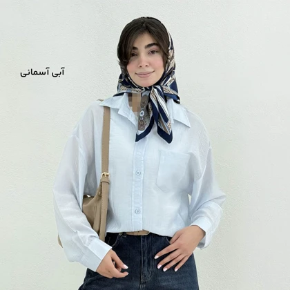 شومیز زنانه پری شیشه ای جیب‌دار | آی بولک