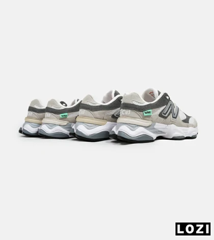 کفش کتانی مردانه و زنانه سفید طوسی NEW BALANCE 9060
