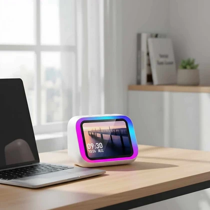 اسپیکر بلوتوثی هوشمند مدل TF26 Pro با نمایشگر لمسی رنگی