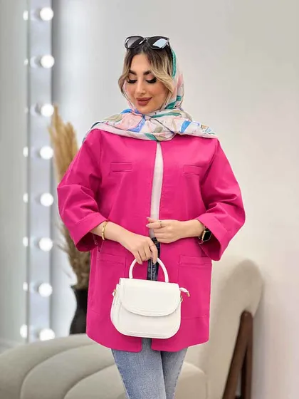 مانتو چهار جیب مغزی دوزی