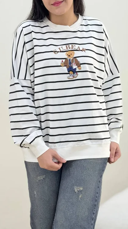 بلوز راه راه تدی