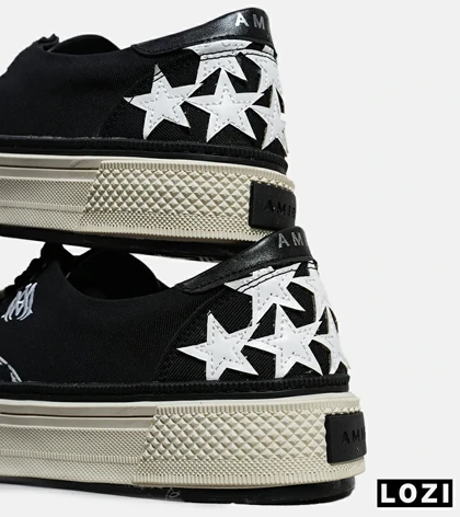 کفش اسنیکرزمشکی Amiri Stars Checkered مدل 5997