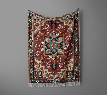 شال مبل ریش دار classic 274