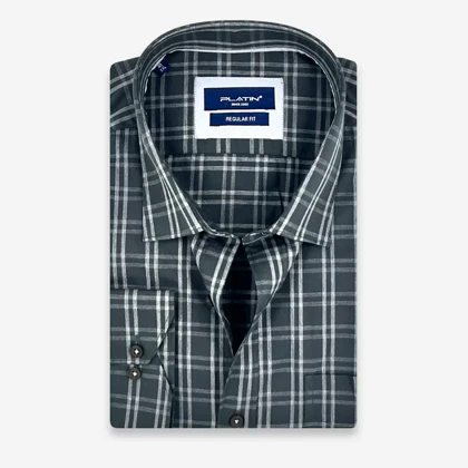 پیراهن چهارخانه 024481