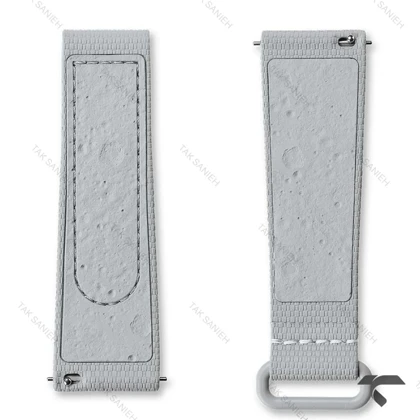 بند رابر امگا سواچ طوسی Swatch-Strap-10734-U