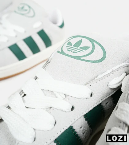 کفش کتانی مردانه و زنانه طوسی سبز ADIDAS Campus مدل 6485