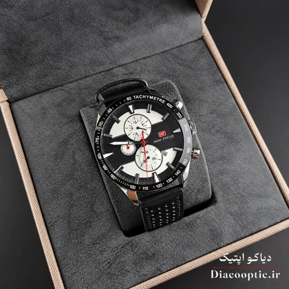 ساعت مچی مردانه اورجینال موتور ژاپن برند مینی فوکوس سه موتور مدل Mf0002G.03 بند چرم