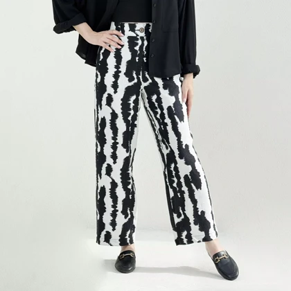 شلوار زنانه طرحدار منگو