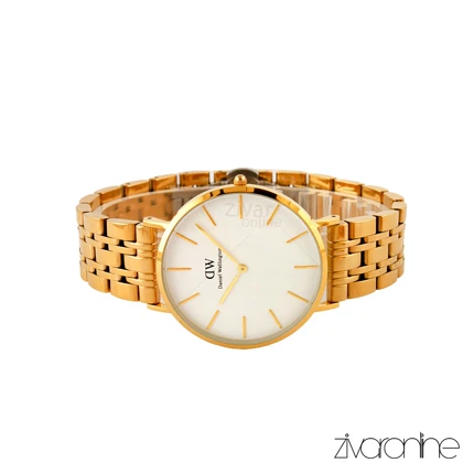 ساعت دنیل ولینگتون مردانه طلایی صفحه سفید 105289