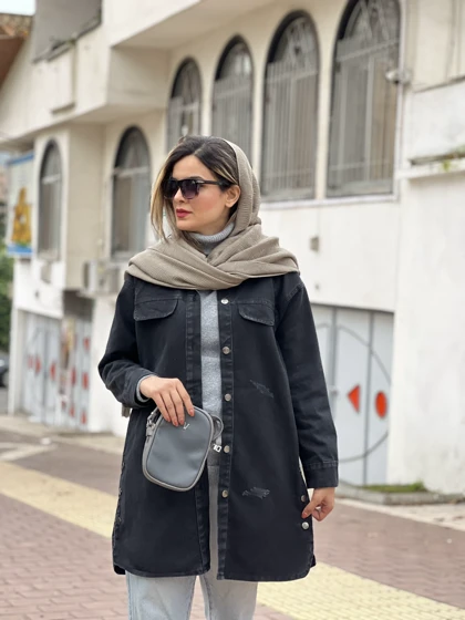 مانتو جین بلند