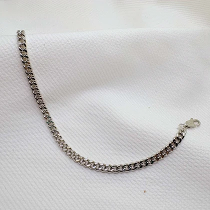 دستبند ژوپینگ طرح کارتیه (کوبان) نقره‌ای | آبکاری رادیوم و رنگ ثابت