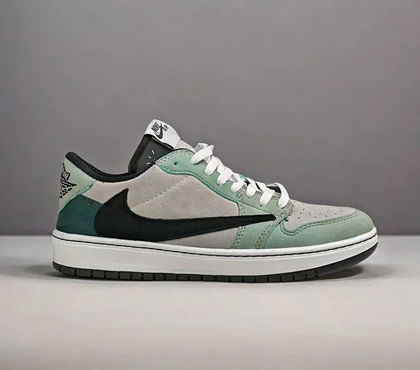 نایک ایر جردن 1 بدون ساق تراویس اسکات گرین (Nike Air Jordan 1 Low Travis Scott )