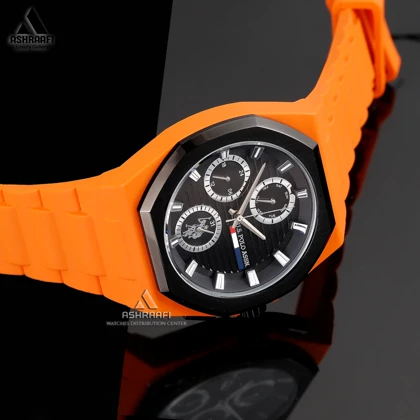 ساعت یو اس پولو نارنجی U.S. Polo Assn. USPA1103-07