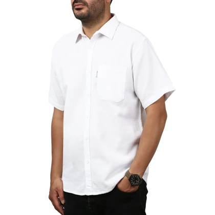 پیراهن آستین کوتاه بیسکوییتی سیزر مدل 15111794