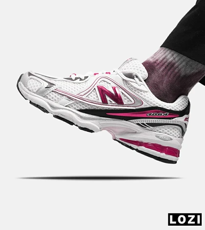 کفش کتانی مردانه و زنانه سفید سرخابی NEW BALANCE 1064 مدل 5623