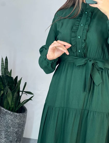 پیراهن مانتویی الین