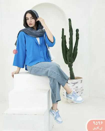 شومیز باکسی پارمیس 9596