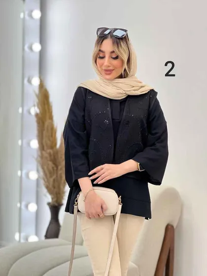 شومیز جلو بسته دو تکه