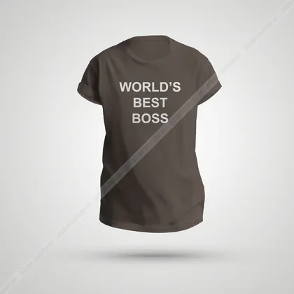 تیشرت Office طرح World's Best Boss