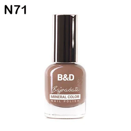 لاک ناخن بی اند دی B&D ساده سری N