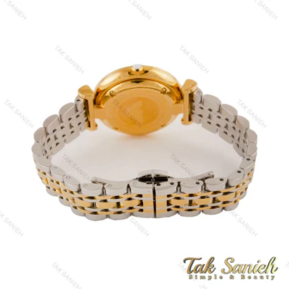ساعت امپریوآرمانی زنانه دو رنگ طلایی نگین‌دار Armani-4417-L