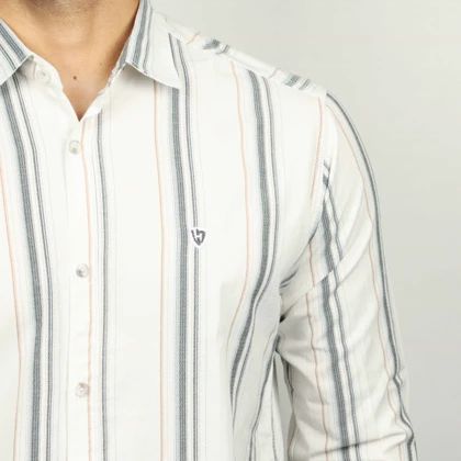 پیراهن آستین بلند راه راه مردانه داکرز مدل 36101105