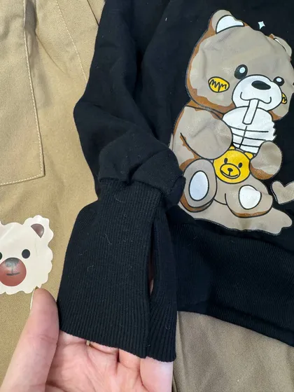 بلوز شلوار فینگردار NICE BEAR (تکسایز)