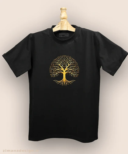 تیشرت مردانه و زنانه طرح درخت زندگی کد 958