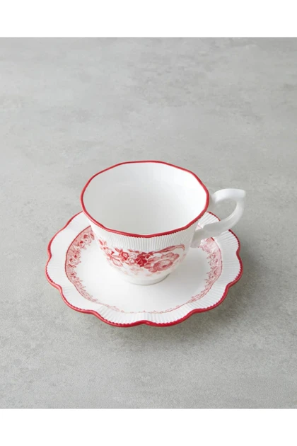 سرویس فنجان چای دو نفره English Home مدل Carmine چینی