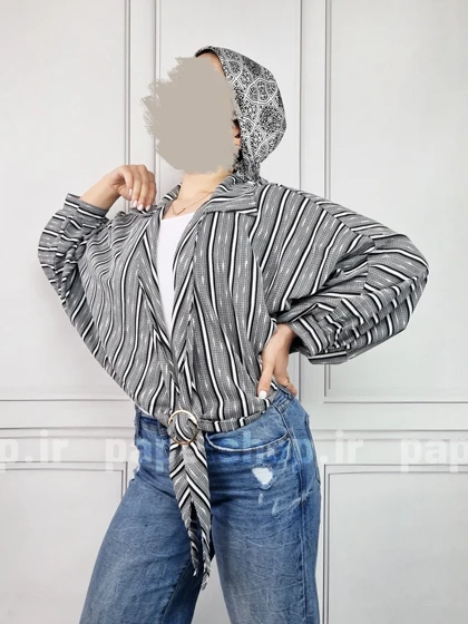شومیز جلو گره‌ای مراکشی