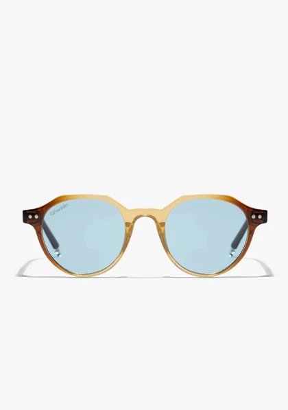 عینک آفتابی دی فرانکلین مدل D.Franklin ULTRA LIGHT S ROUND / TRANS BROWN - TRANS BLUE