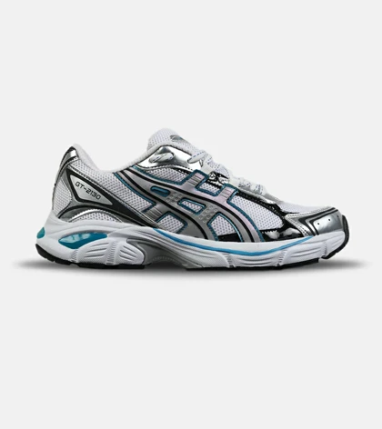 کفش کتانی مردانه و زنانه سفید آبی ASICS GT-2130 مدل 8499