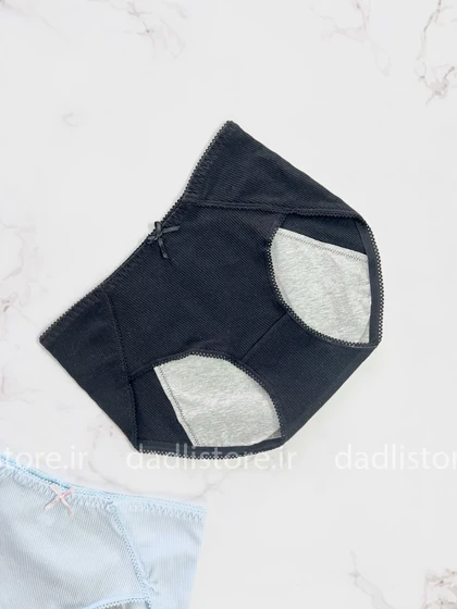 شورتکس قاعدگی نخی طرح فانتزی کبریتی پاپیون دار