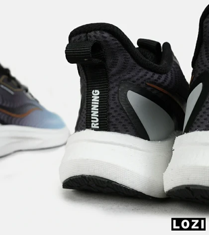 کفش کتانی طوسی آبی Saucony Ride Review مدل 7180