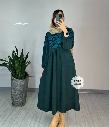 پیراهن مانتویی نوشین