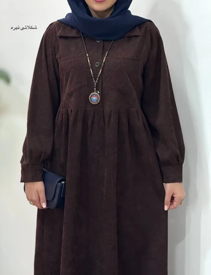 پیراهن مانتویی پاییزه ترگل 2