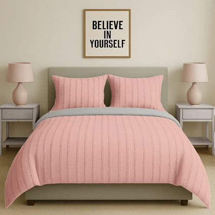 سرویس روتختی کاوری مینیمال طرح برجسته راه راه