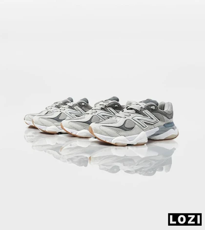 کفش کتانی تمام طوسی زیر سفید NEW BALANCE 9060