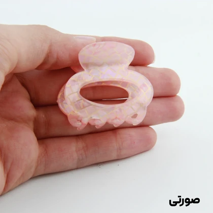 کلیپس دخترانه مدل بند انگشتی طرح بیضی خطی