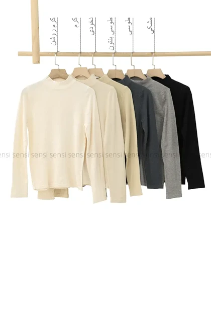 بافت لمه دار یقه 4سانت وارداتی کد1004716