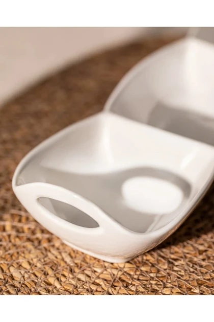 ظرف سرو 4 بخشی Madame Coco مدل Petit Concept Bone China - سفید