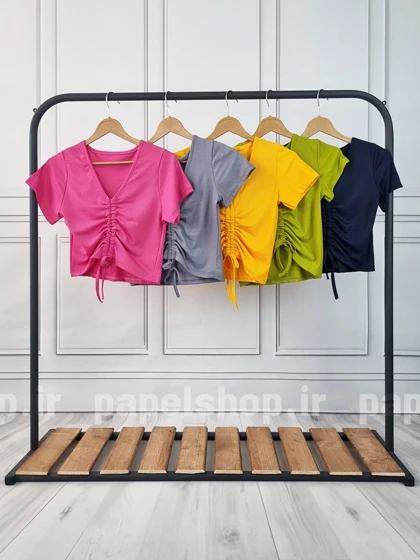 کراپ تاپ کبریتی وسط گتر یقه هفت